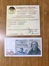 REPUBBLICA ITALIANA 5000 LIRE COLOMBO 2º TIPO 20 5 1971 certificata SUP