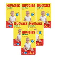 Huggies 84 Pannolini Taglia 5 Unistar 11/25 kg - 6 x 14 Pannolini