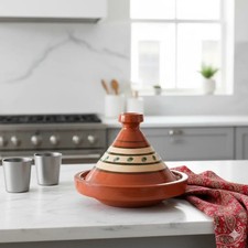 Tajine M 22 cm in Terracotta