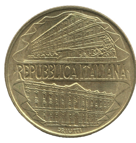 Moneta 200 lire - moneta,