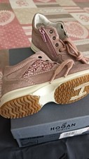 hogan junior rosa bambina  interactive Rosa Glitter Usato 22