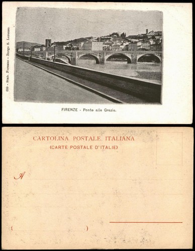Cartolina firenze ponte - ponte, alle