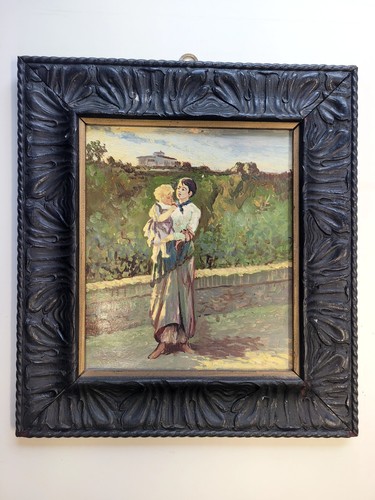 Quadro olio cartoncino - quadro,