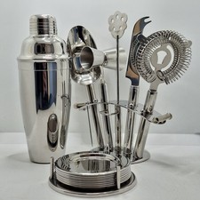Set Cocktail Barware Acciaio