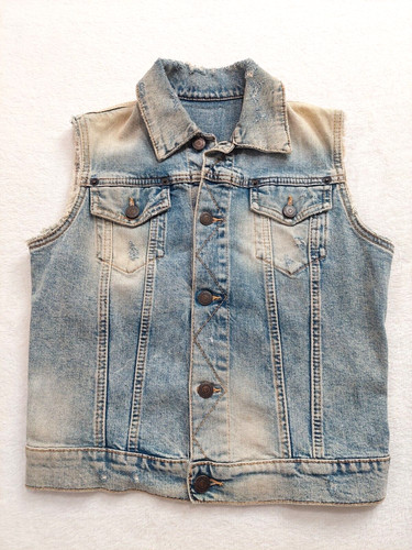 Dsquared gilet denim senza - 2,