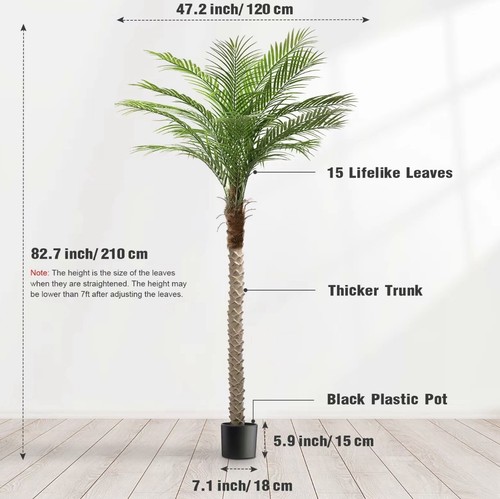 Palma artificiale 7ft per - 7ft,