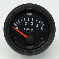 VDO Indicatore Pressione Olio Cockpit International Indicatore Pressione Strumento 5 Bar