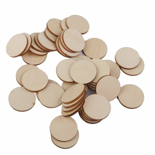 25pz pezzi legno tondo - pezzi,