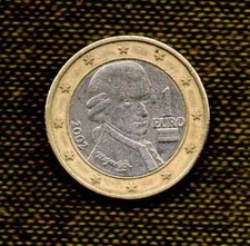 Austria anno - austria, 1€