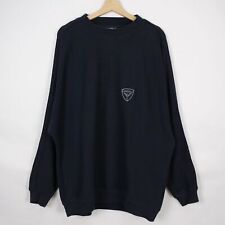 Maglione Carlo Colucci Sport in cotone blu taglia XL da uomo