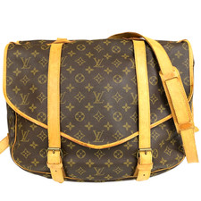 Borsa a tracolla originale Louis Vuitton Saumur 43 tracolla monogramma M42252 FH0930
