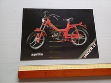 Aprilia 50 Under 21 1977 depliant italiano originale TUBONE