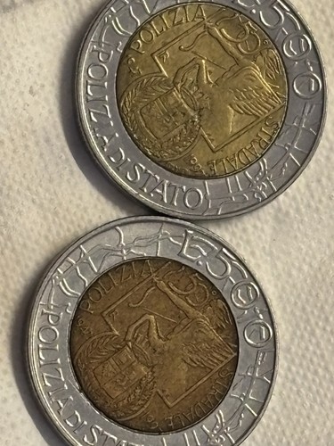 Monete 500 lire 1997 - monete,