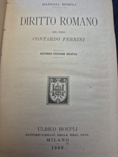 1898 Diritto romano. Seconda