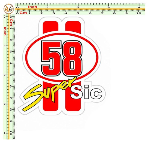 Adesivi marco simoncelli - , super