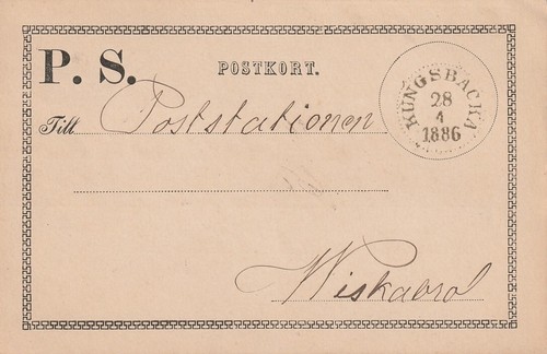Svezia modulo postale - svezia:,