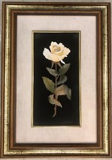 Mosaico Commesso Fiorentino In Pietre Dure Rosa Gialla Firenze Italy Made