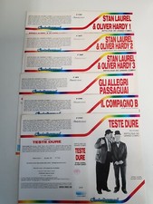 5 VHS CINEHOLLYWOOD - STAN LAUREL - OLIVER HARDY - leggere descrizione