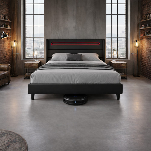 Letto imbottito furnify alva - letto,