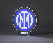 ?? LAMPADA LED LIGHTBOX 3D Personalizzata INTER - Un Regalo Unico per i Tifosi