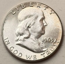 1/2 dollaro mezzo dollaro 1963