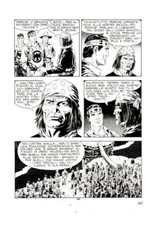 CIVITELLI - TEX - Tavola Originale del N 477  "Sfida Selvaggia"