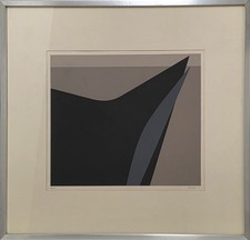 BONFANTI ARTURO (Bergamo, 1905 - 1978) SENZA TITOLO serigrafia 1971 cm. 40 x 35
