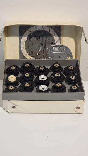 Vtg necchi sewing machine - vtg,