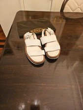 TOD’S SANDALI CON PLATEAU PANNA N. 38