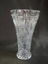 Vaso Cristallo Intagliato Bohemia. Bohemia Carved Crystal Vase