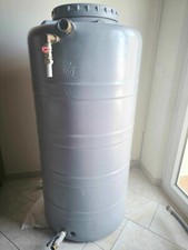 Serbatoio per acqua da 400 litri in polietilene, cilindrico 