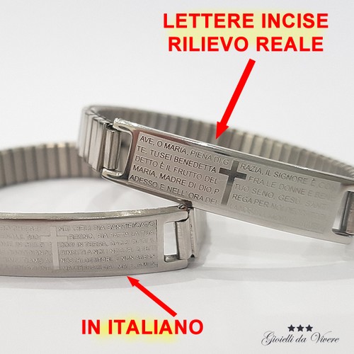 Bracciale ave maria padre - bracciale,