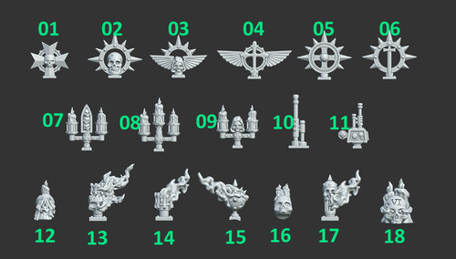Warhammer accessories pilgrim - warhammer,