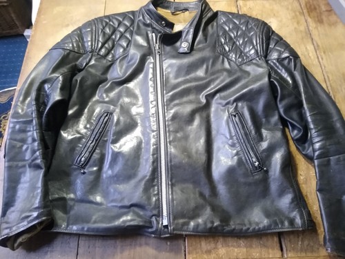 Giacca pelle moto highwayman - pelle,