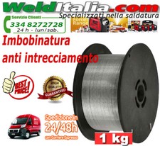 FILO ANIMATO SALDATRICE Ø 0,9 MM DA 1,00 KG SALDATURA NO GAS TELWIN DECA AWELCO