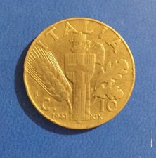 10 CENTESIMI LIRE 1941 IMPERO