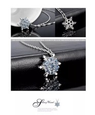 Collana fiocco neve once - collana,