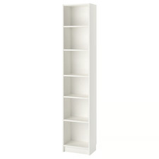 Libreria IKEA BILLY bianca ripiano portaoggetti in legno 40x28x202 cm