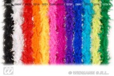 widmann 0366w boa in piume bianco cm180