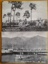 2 VECCHIE CARTOLINE DI MARINA DI RONCHI  - MASSA CARRARA - FORMATO GRANDE
