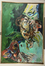 Olio Su Tela Firmato Scuola Di