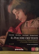 Il piacere dei testi VOL 2 L'umanesimo il Rinascimento 9788839532237