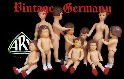 Bambole gomma vintage - bambole, di