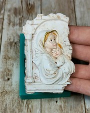 Stampo Natività Su colonna 5x8 CM in silicone per gesso, resina, cera, sapone