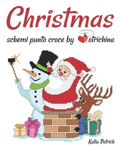 Christmas schemi punto - punto, croce