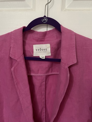 Blazer lino velvet by - di,