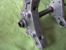 PIASTRA CRISTO FORCELLA ORIGINALE ASPES NAVAHO 50 RC REGOLARITA'  EPOCA Ø 32 MM