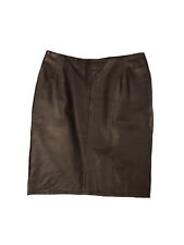 Gonna 100% pelle Black Donna Tg S