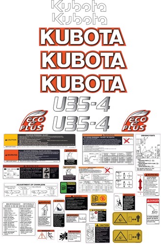 Adatto per kubota - kubota, u35-4