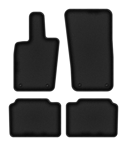 Set tappetini auto - velour, neri